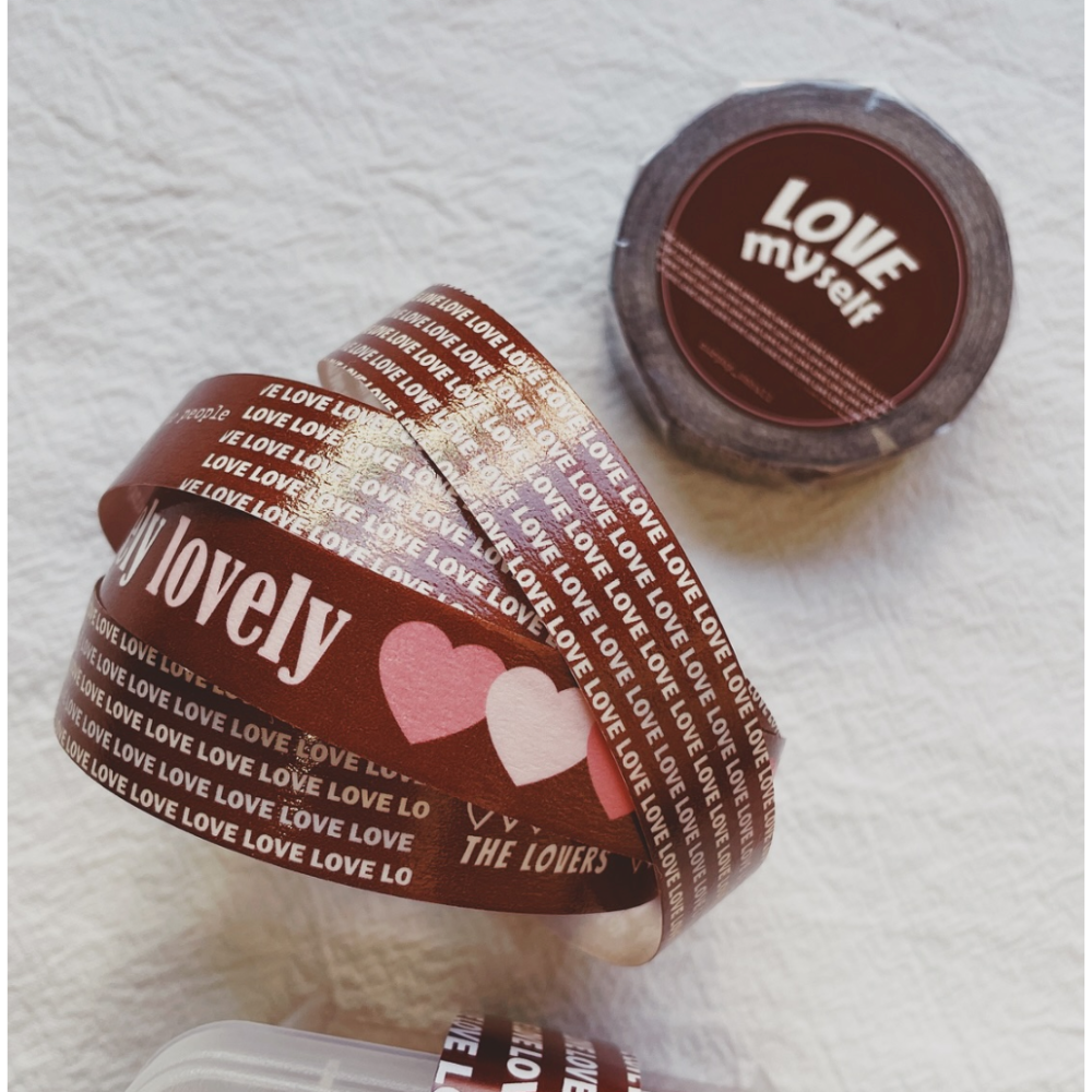 莫非是芝麻球 厭世愛物語系列「愛的小禮盒/厭世小禮盒」紙膠帶+印章+貼紙小禮盒【立夏手帳生活】-細節圖3