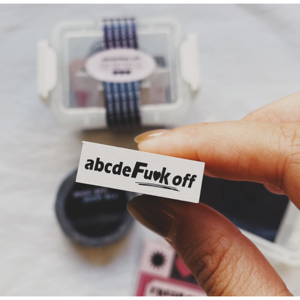 莫非是芝麻球 厭世愛物語系列「愛的小禮盒/厭世小禮盒」紙膠帶+印章+貼紙小禮盒【立夏手帳生活】-細節圖8