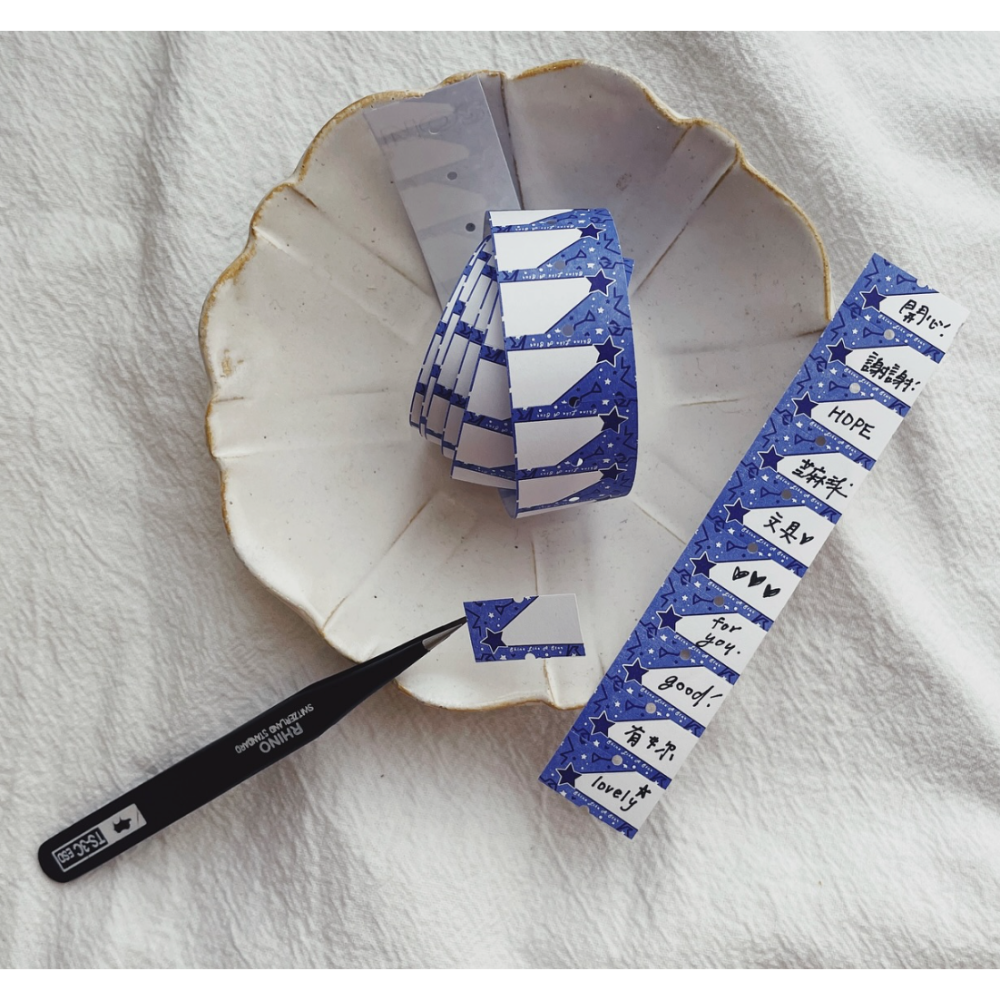 莫非是芝麻球「讓我們一起來向星星許願/甜心爆米花/我們是收藏家！」標籤貼紙卷【立夏手帳生活】-細節圖2