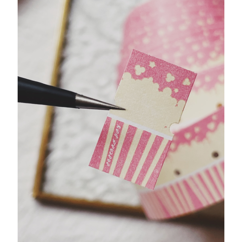 莫非是芝麻球「讓我們一起來向星星許願/甜心爆米花/我們是收藏家！」標籤貼紙卷【立夏手帳生活】-細節圖4