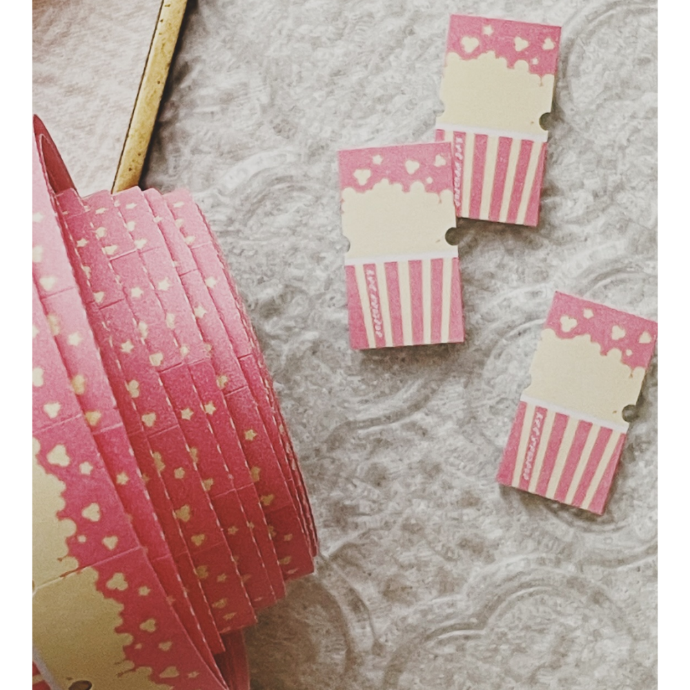 莫非是芝麻球「讓我們一起來向星星許願/甜心爆米花/我們是收藏家！」標籤貼紙卷【立夏手帳生活】-細節圖5