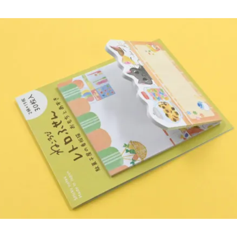 【新4款】NB社 軋型造型付籤 放鬆貓咪系列 日本製【立夏手帳生活】-細節圖7