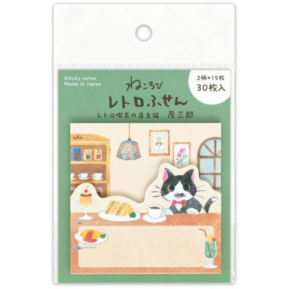 【新4款】NB社 軋型造型付籤 放鬆貓咪系列 日本製【立夏手帳生活】-規格圖8