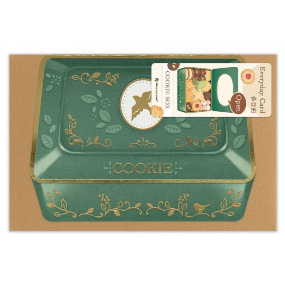 【共3款】NB社 禮物盒燙金卡片+信封組 感謝卡 賀卡 金箔加工 日本製【立夏手帳生活】-細節圖5