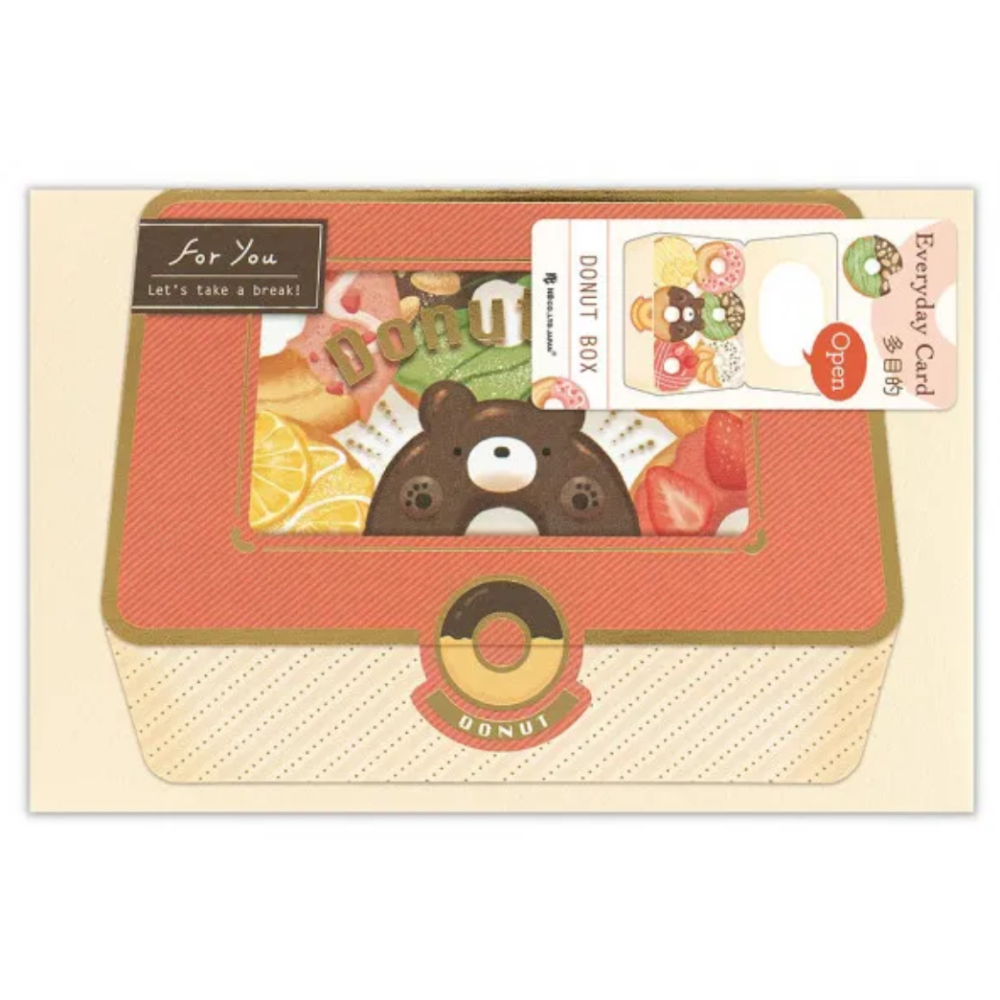 【共3款】NB社 禮物盒燙金卡片+信封組 感謝卡 賀卡 金箔加工 日本製【立夏手帳生活】-細節圖8