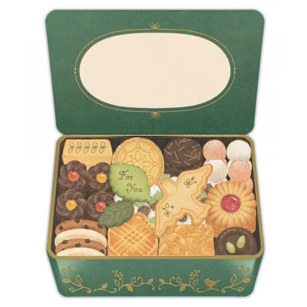 【共3款】NB社 禮物盒燙金卡片+信封組 感謝卡 賀卡 金箔加工 日本製【立夏手帳生活】-規格圖10