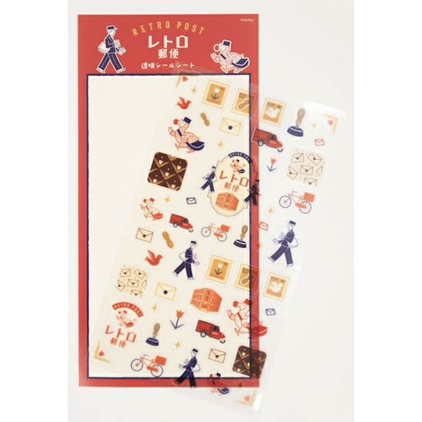 【共4款】古川紙工 ob1toy合作款 透明貼紙組 ｵﾋﾞﾜﾝ 手帳日記拼貼裝飾 日本製【立夏手帳生活】-細節圖4