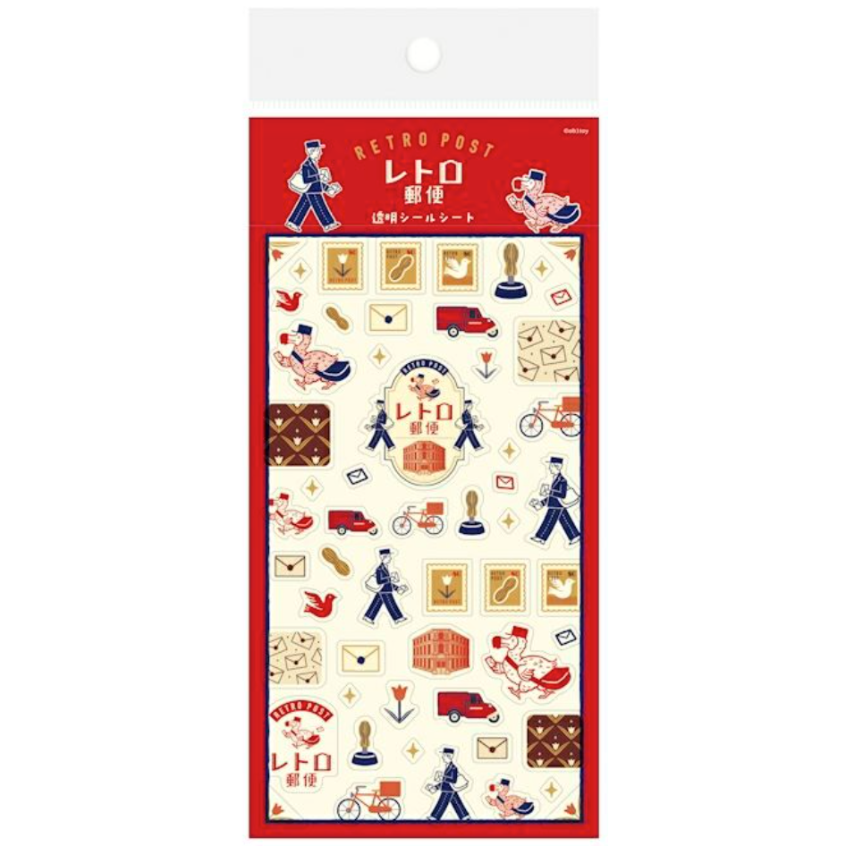 【共4款】古川紙工 ob1toy合作款 透明貼紙組 ｵﾋﾞﾜﾝ 手帳日記拼貼裝飾 日本製【立夏手帳生活】-規格圖9