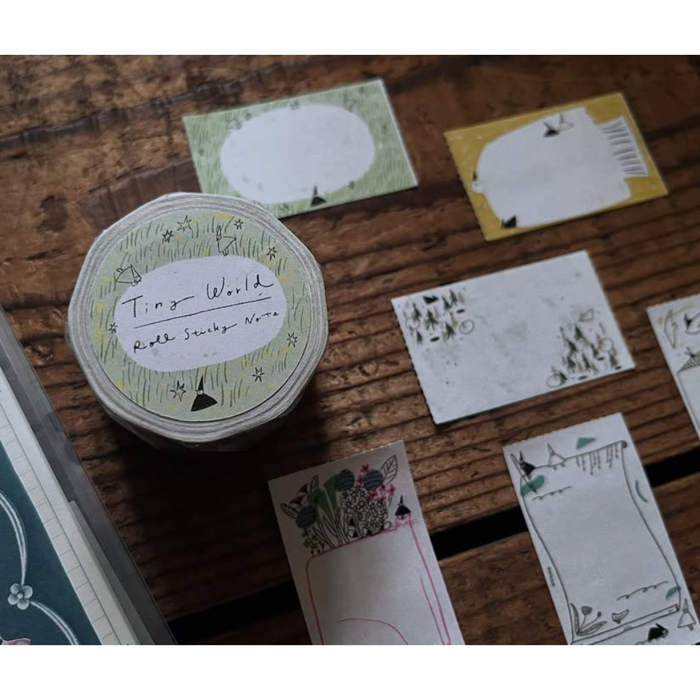 森酪梨Avocado mori 小小世界Tiny World 付箋留言貼 Roll sticky note-細節圖2