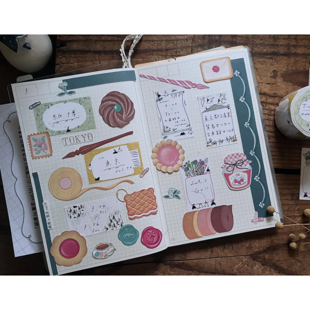 森酪梨Avocado mori 小小世界Tiny World 付箋留言貼 Roll sticky note-細節圖4