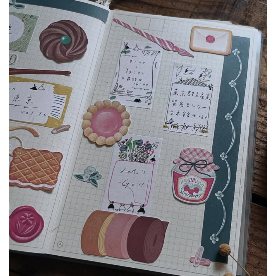 森酪梨Avocado mori 小小世界Tiny World 付箋留言貼 Roll sticky note-細節圖5