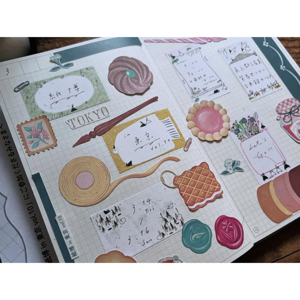 森酪梨Avocado mori 小小世界Tiny World 付箋留言貼 Roll sticky note-細節圖6