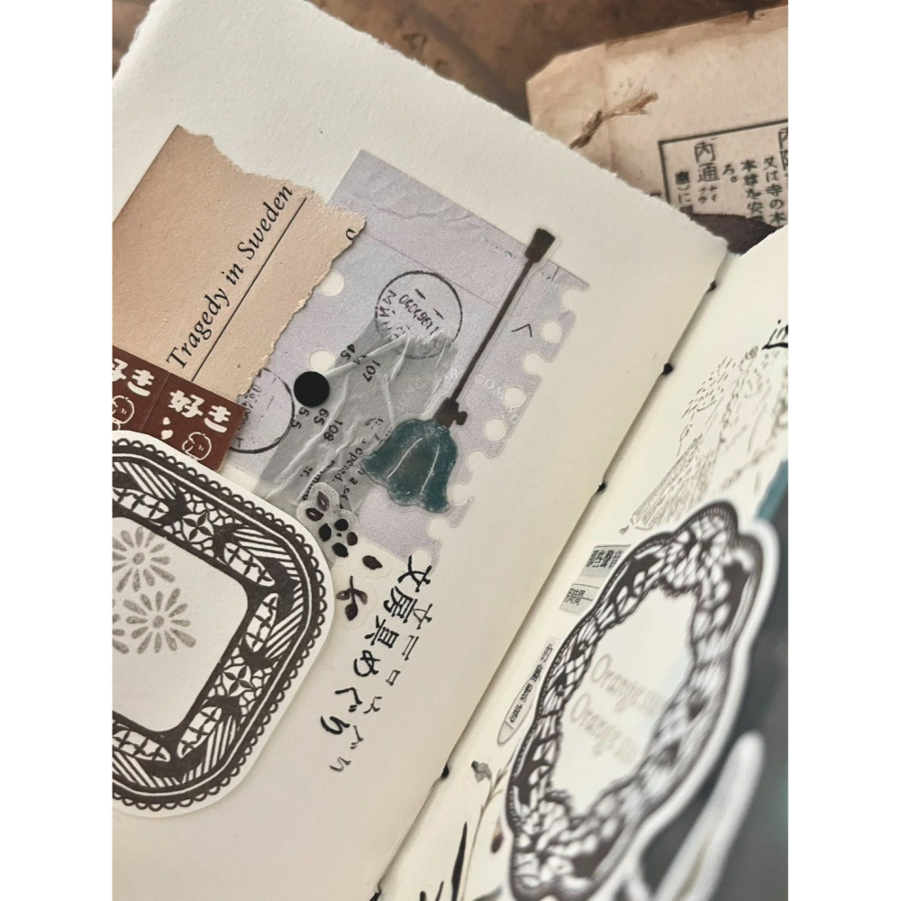 微瘋畫室 音楽堂Record Store 5cm霧面PET膠帶【立夏手帳生活】-細節圖6