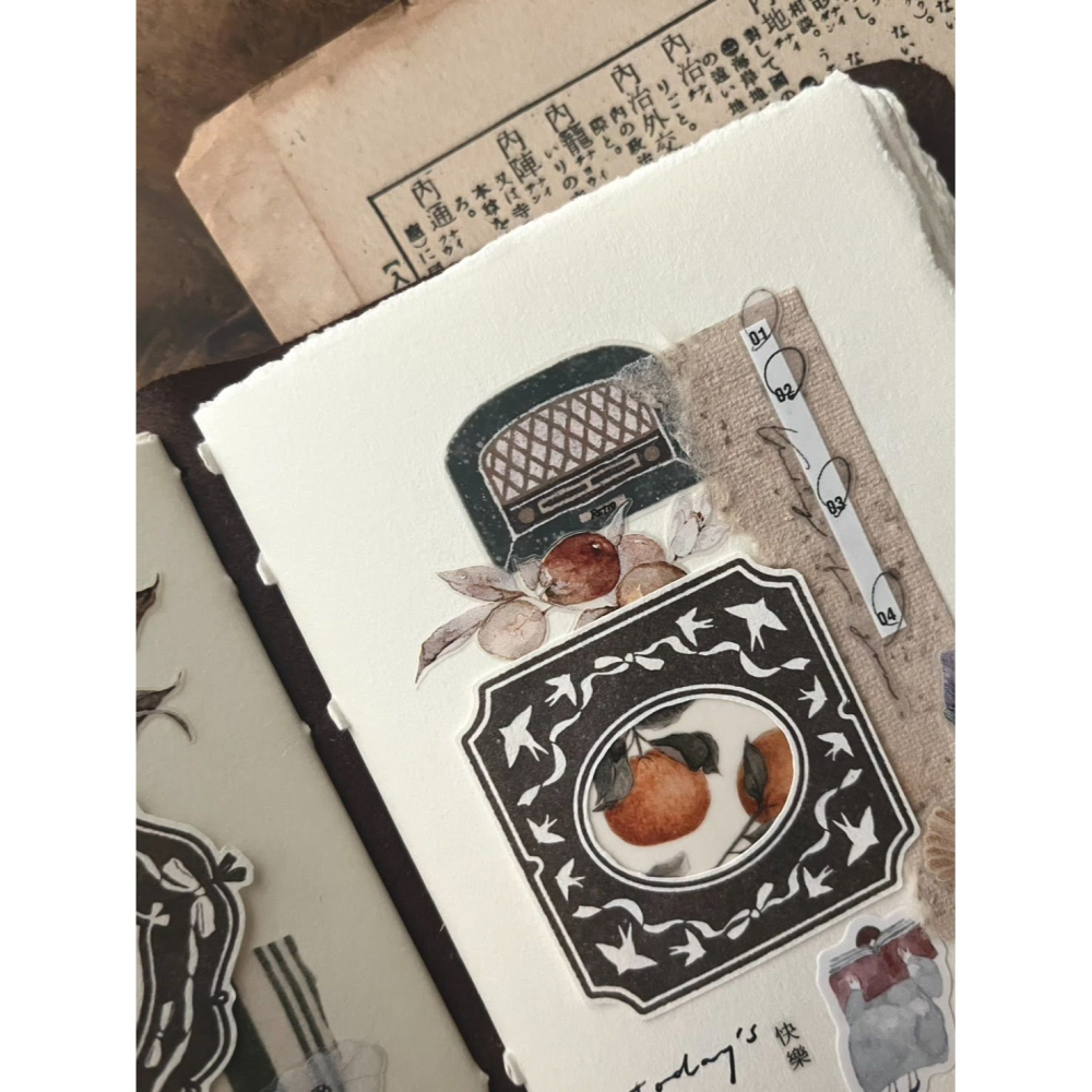 微瘋畫室 音楽堂Record Store 5cm霧面PET膠帶【立夏手帳生活】-細節圖7