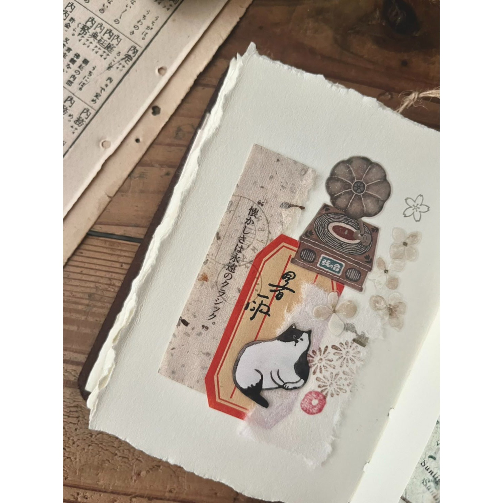 微瘋畫室 音楽堂Record Store 5cm霧面PET膠帶【立夏手帳生活】-細節圖8