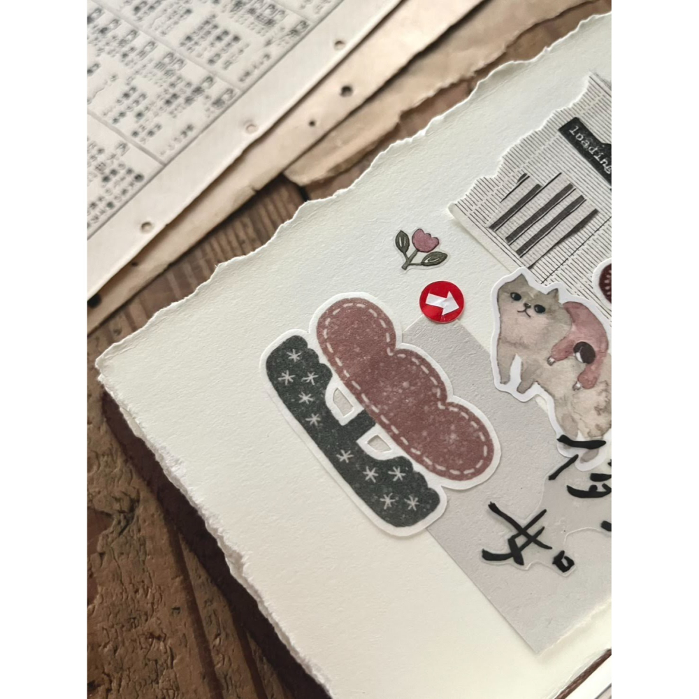 微瘋畫室 織物Fabric 5cm 切形和紙膠帶【立夏手帳生活】-細節圖3