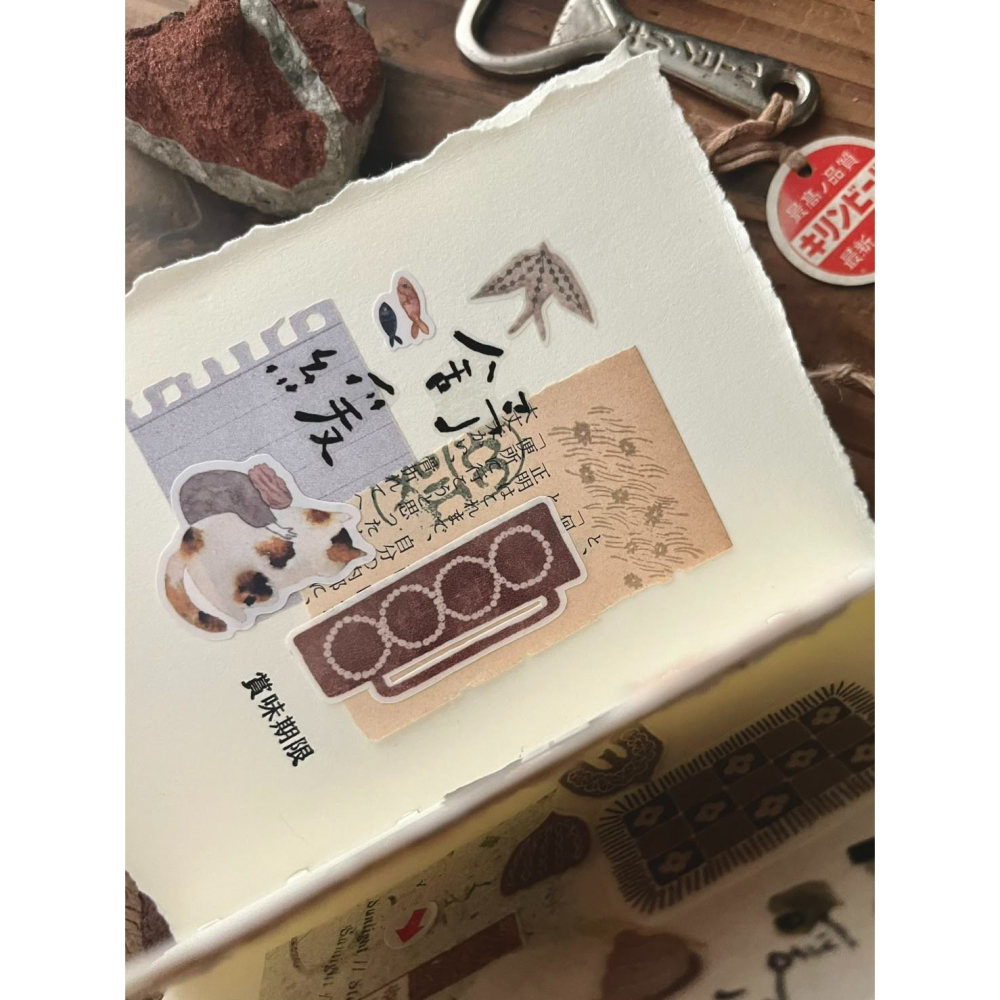 微瘋畫室 織物Fabric 5cm 切形和紙膠帶【立夏手帳生活】-細節圖6