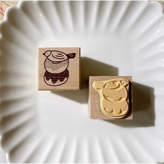 【新追加2款】繭花cocoon poppy 櫸木印章【立夏手帳生活】-規格圖8