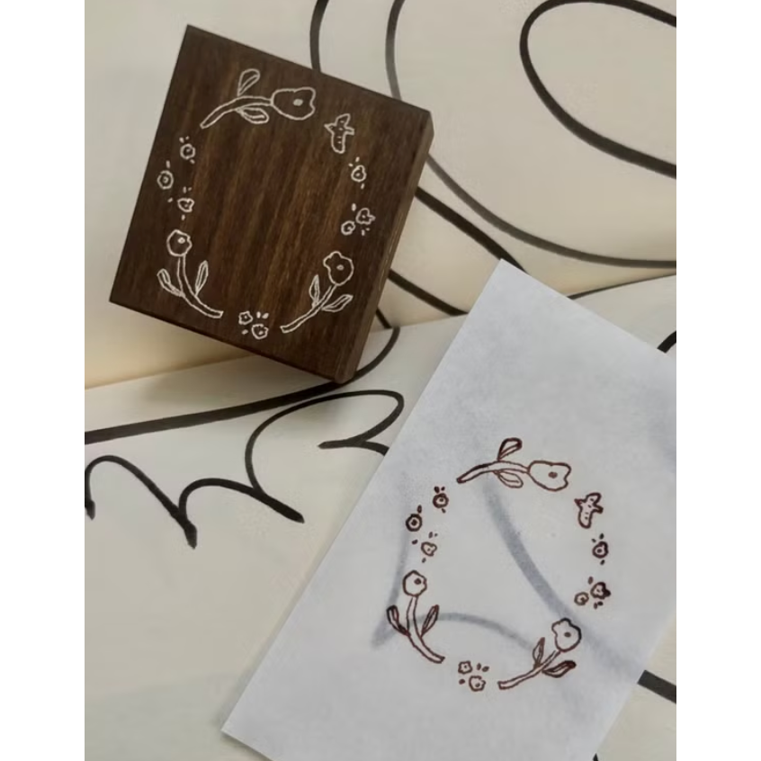 Pion Deco 染木印章 vol.3 共2款【立夏手帳生活】-規格圖5