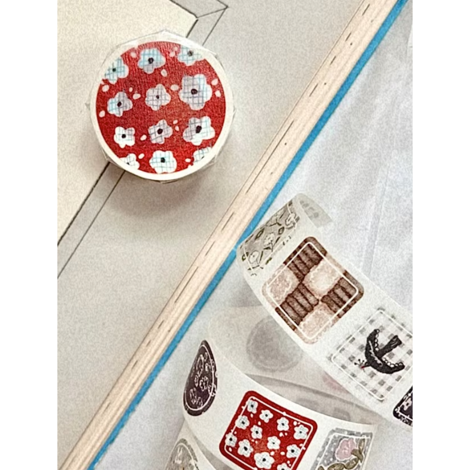 Pion 杯墊Coaster 2.5cm和紙割型膠帶【立夏手帳生活】-細節圖6