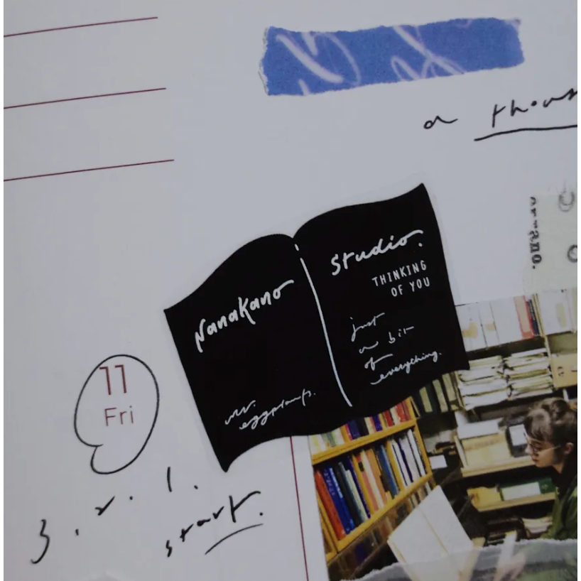 茄子先生 剪紙的鳥 Paper Birds 3cm亮面PET膠帶 【立夏手帳生活】-細節圖4