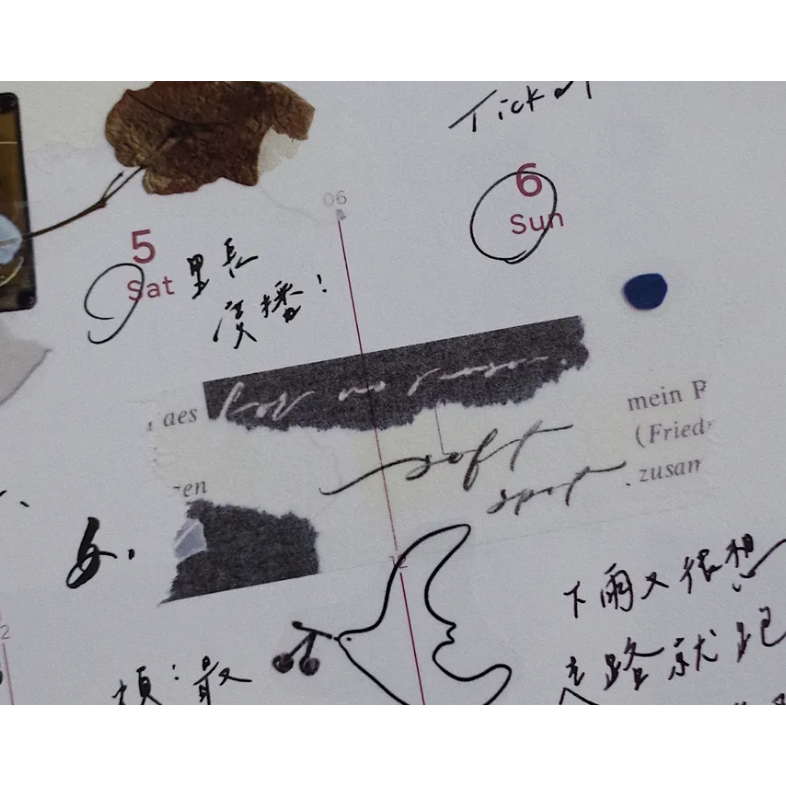 茄子先生 紙膠帶 Soft Spot 2cm霧面和紙膠帶 【立夏手帳生活】-細節圖5