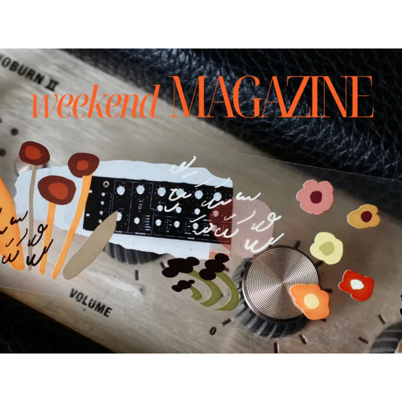 什物a kind of cafe 假期雜誌Weekend Magazine 3.5cm亮面PET膠帶【立夏手帳生活】-細節圖2