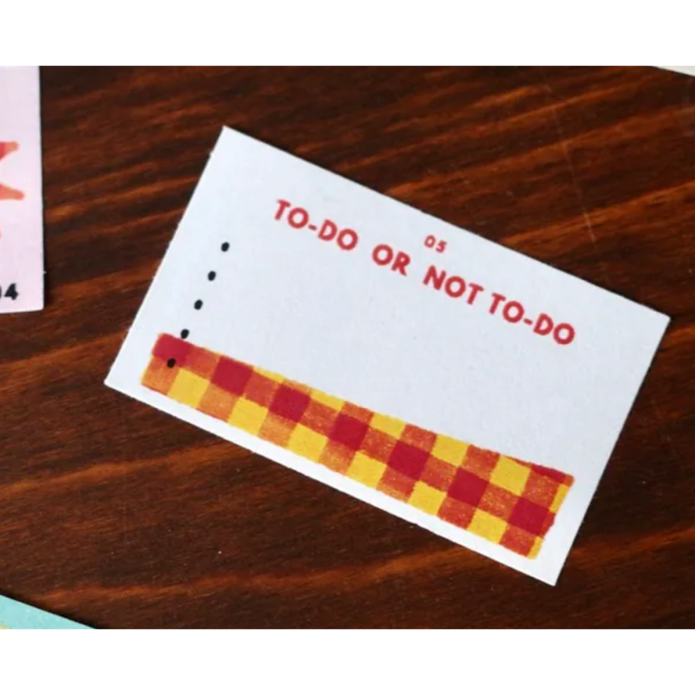 〔共2款〕什物a kind of cafe「快樂自由格/計畫小幫手」留言便條貼紙膠帶【立夏手帳生活】-細節圖4