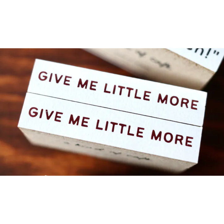 Give me little more