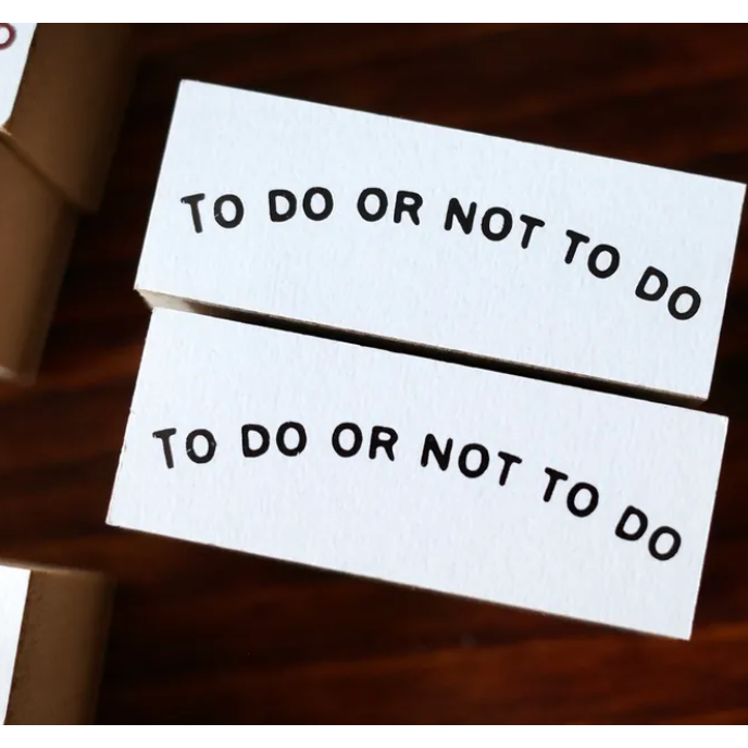 To do or not to do