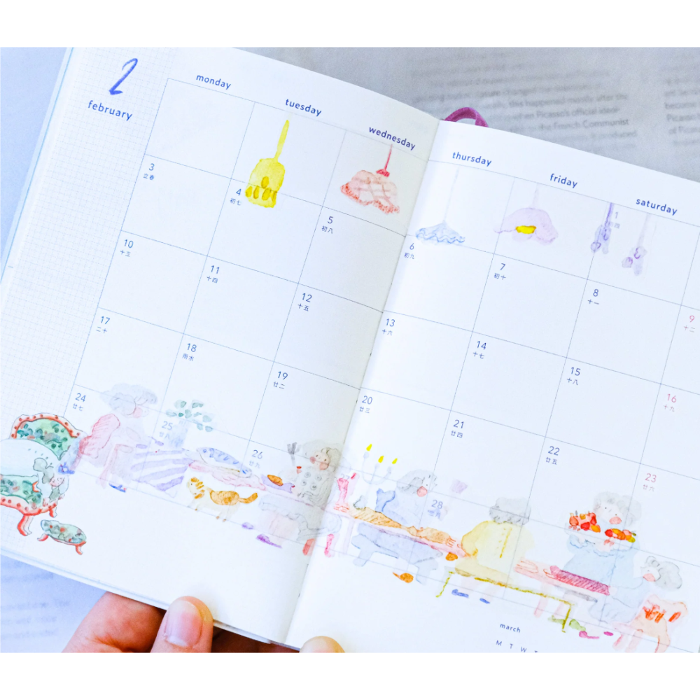 【雙材質】dodolulu『美好時光』7cm霧面PET膠帶/和紙膠帶【立夏手帳生活】-細節圖3