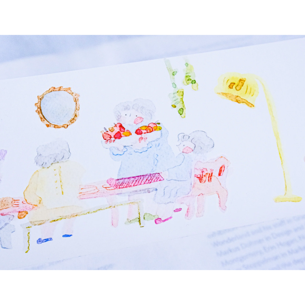 【雙材質】dodolulu『美好時光』7cm霧面PET膠帶/和紙膠帶【立夏手帳生活】-細節圖7