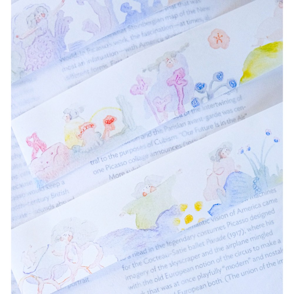 【雙材質】dodolulu『夢遊』3.5cm霧面PET膠帶/和紙膠帶【立夏手帳生活】-細節圖5