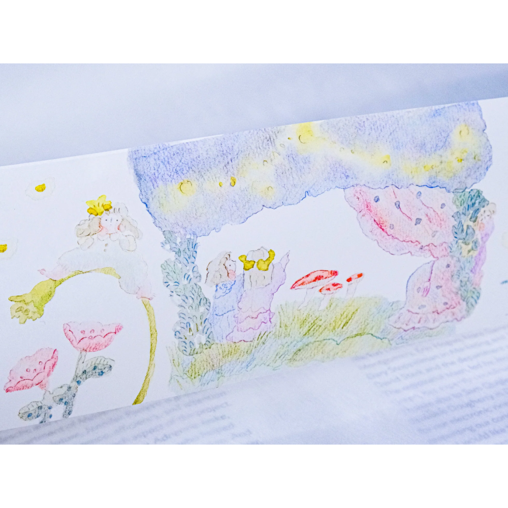 【雙材質】dodolulu『春之歌』7cm霧面PET膠帶/和紙膠帶【立夏手帳生活】-細節圖2