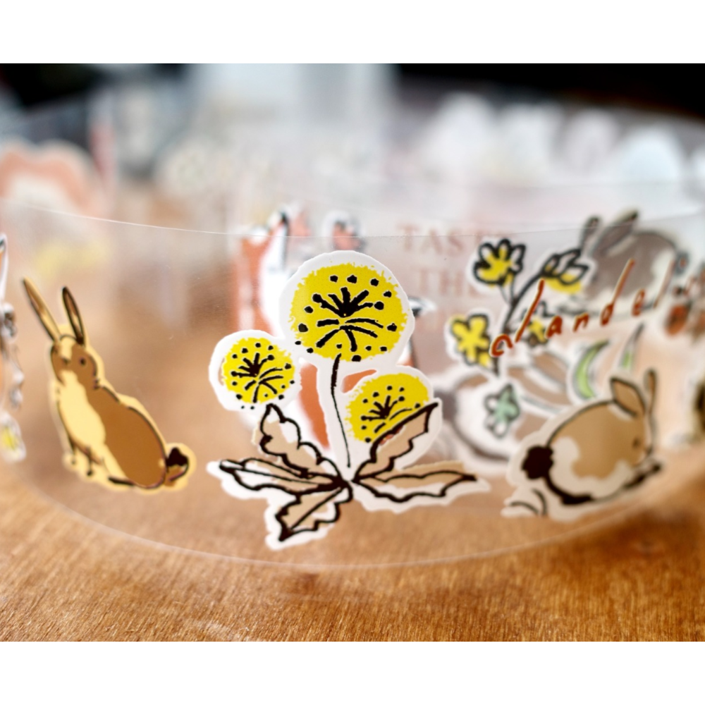 什物a kind of cafe 慵懶微風Humming Breeze 4cm亮面PET膠帶【立夏手帳生活】-細節圖5