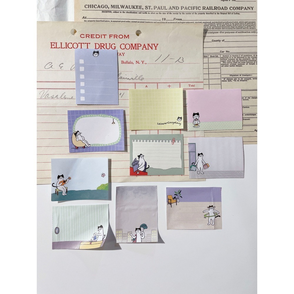 2025立夏祭新品 Daily Sam山姆日常第二彈手帳印章 留言貼便條紙捲-細節圖6