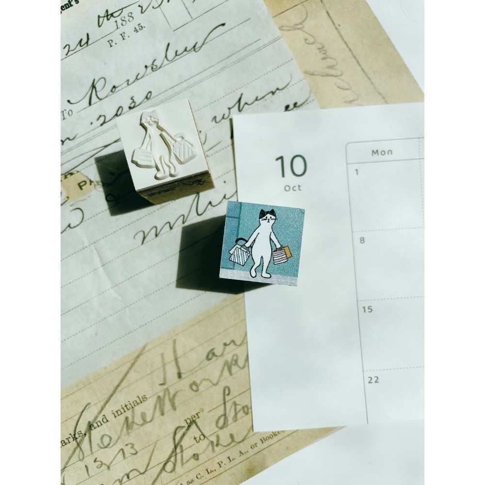 2025立夏祭新品 Daily Sam山姆日常第二彈手帳印章 留言貼便條紙捲-規格圖10