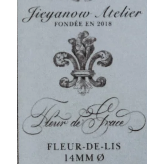 Jieyanow Atelier 思恩之花Fleur de Grace系列 印章 共6款【立夏手帳生活】-規格圖6