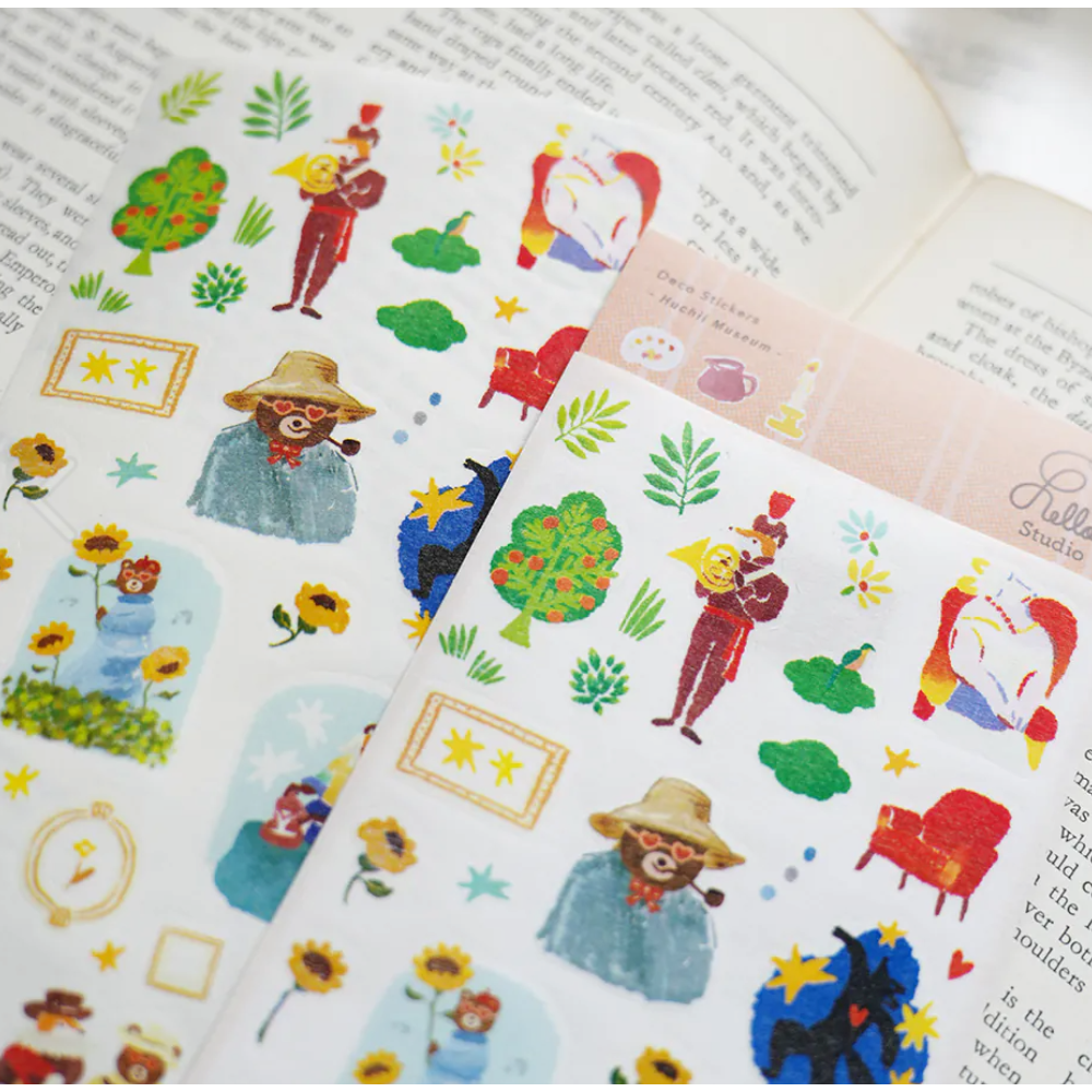 你好工作室 狐吉博物館 Huchii Museum 和紙貼紙【立夏手帳生活】-細節圖2