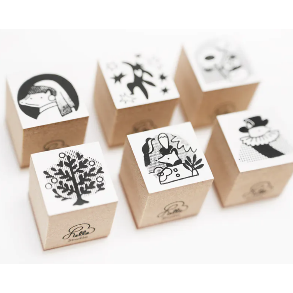 【共6款】你好工作室 狐吉博物館 Huchii Museum 單顆印章 小狐狸狐吉【立夏手帳生活】-細節圖3