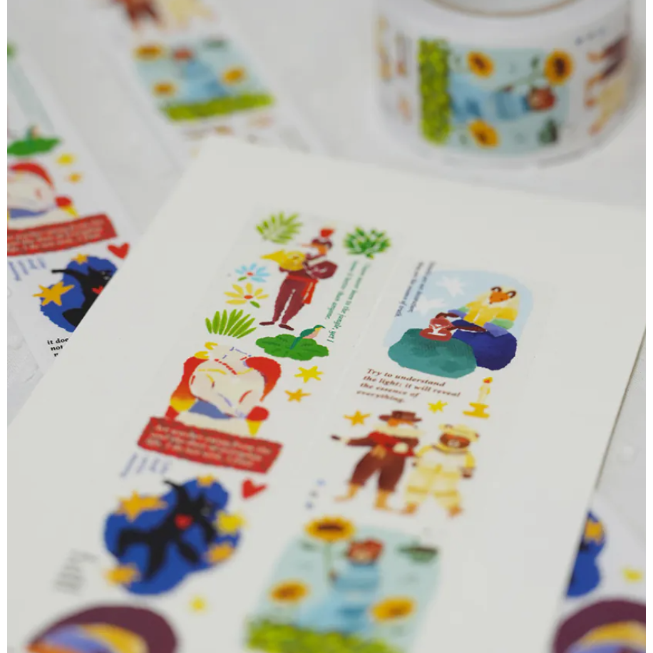 你好工作室 狐吉博物館 Huchii Museum 3cm霧面PET膠帶 小狐狸 狐吉【立夏手帳生活】-細節圖5