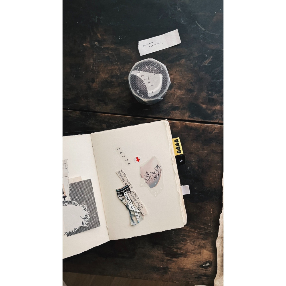 羊君 Pieces of. 4cm霧面PET膠帶【立夏手帳生活】-細節圖6