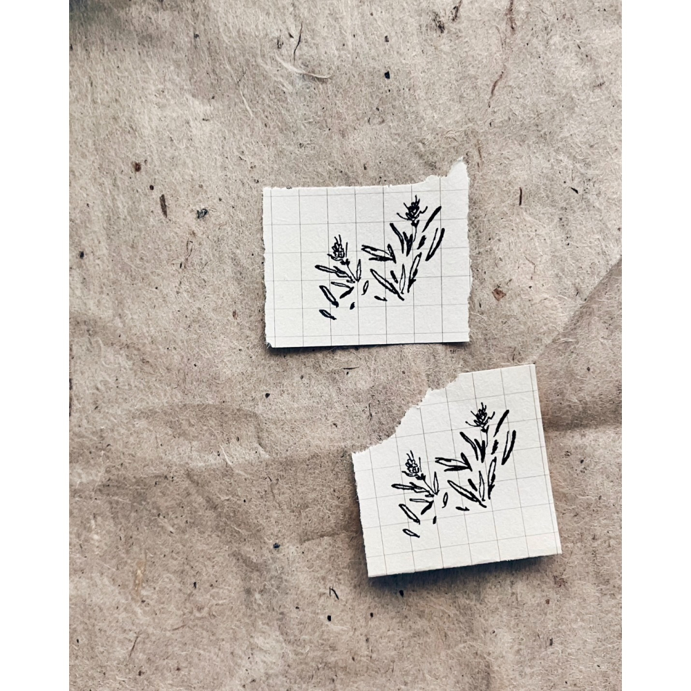 【8款】羊君 Letters and Blooms 復古櫸木印章【立夏手帳生活】-細節圖5