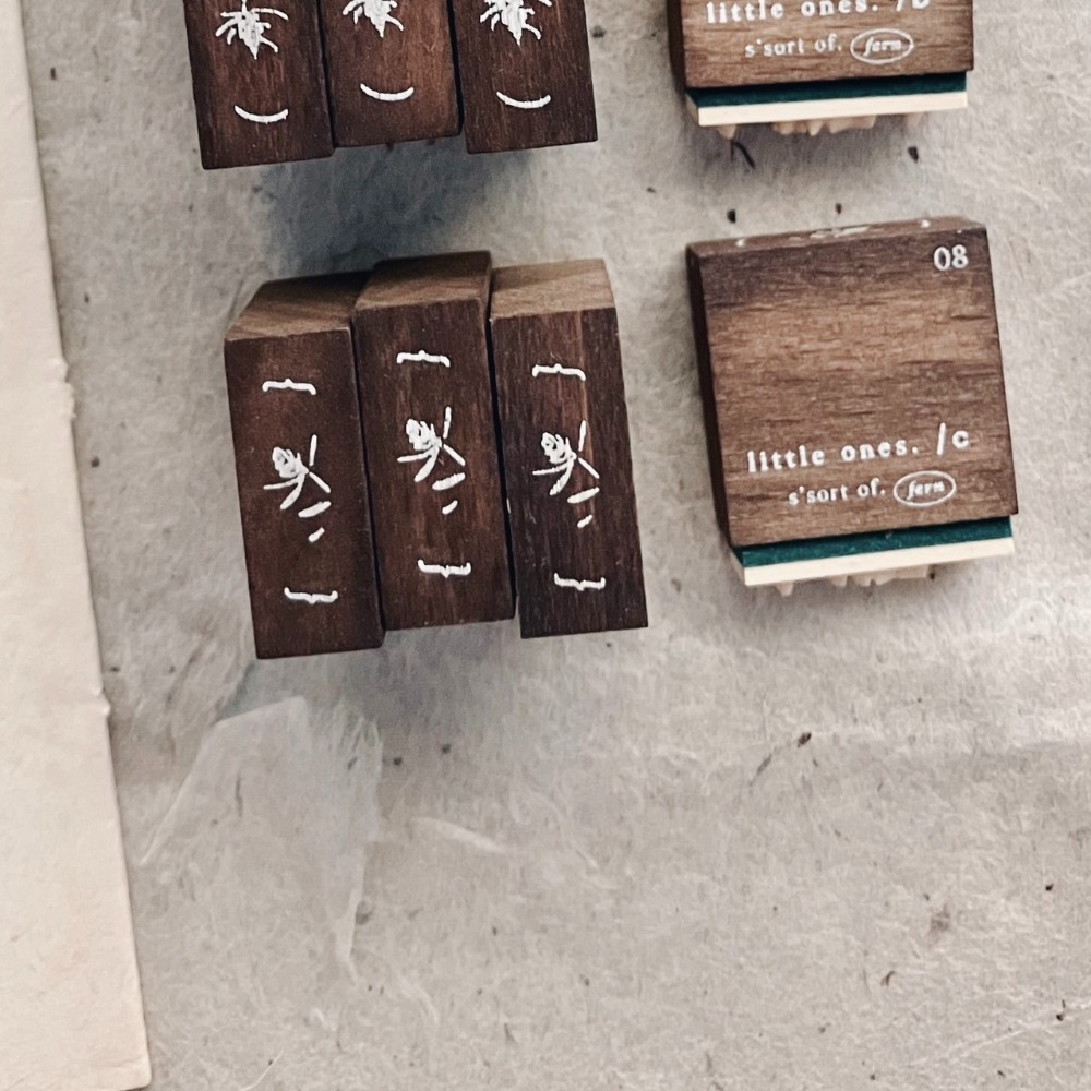 【8款】羊君 Letters and Blooms 復古櫸木印章【立夏手帳生活】-規格圖7