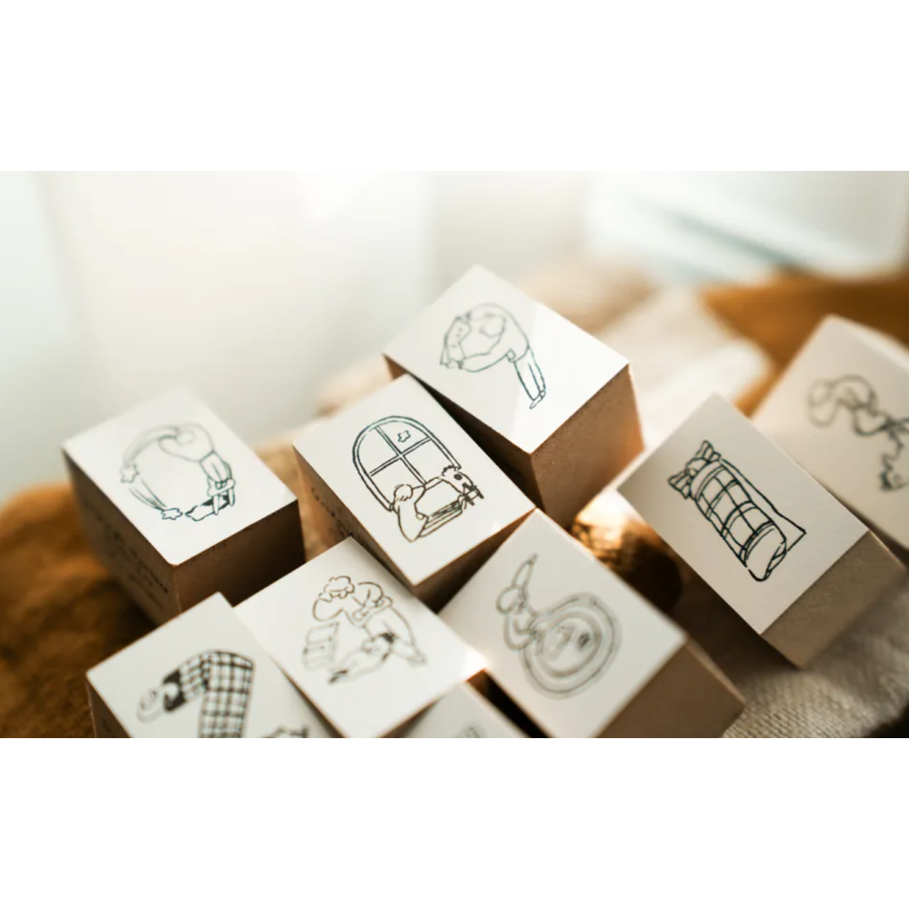 【套組優惠】山泥泥yamadoro Goodnight Number 寢用數字印章 共10款【立夏手帳生活】-細節圖2