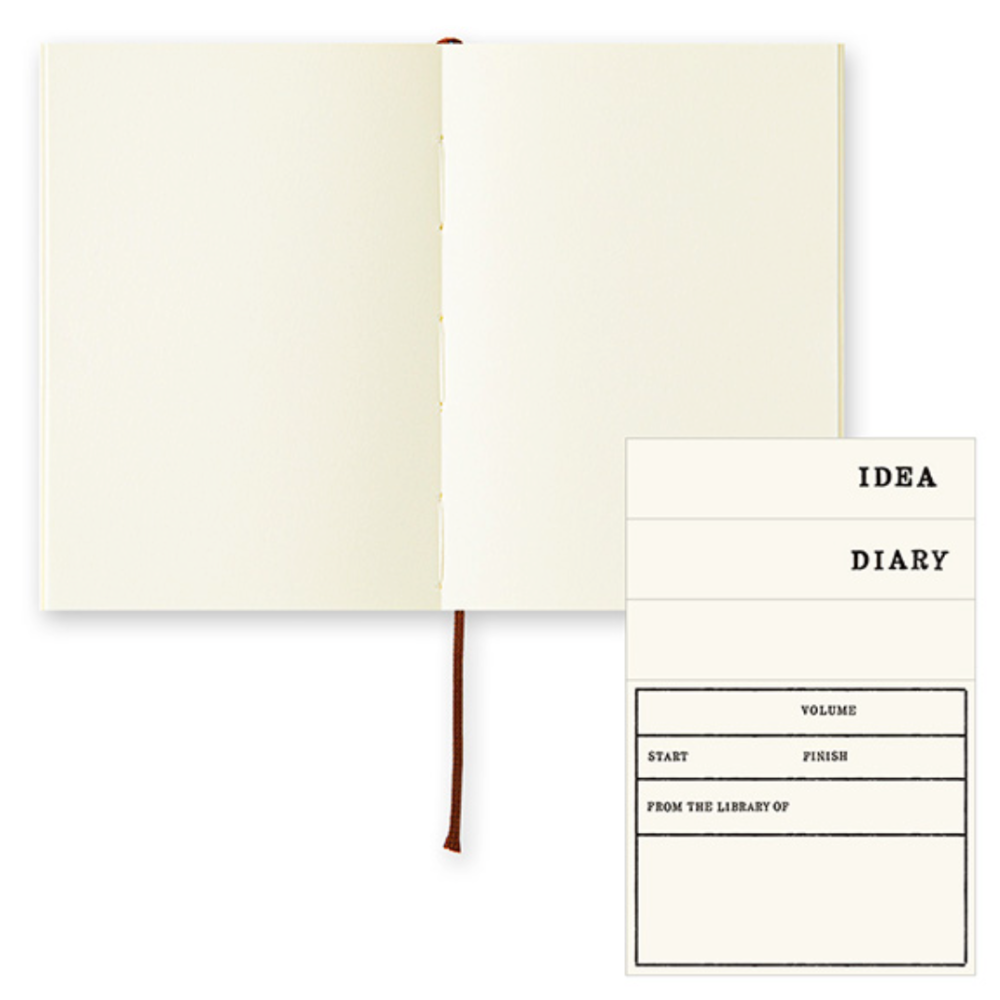 MIDORI MD Notebook 筆記本 A7尺寸「空白（無罫）」【立夏手帳生活】-細節圖7