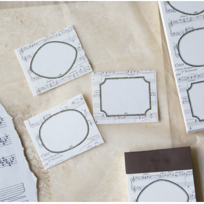 【4款】樂意loidesign 便簽本 美好播放「小星星/悠揚和弦」三連拍「星星變奏/月光譜」【立夏手帳生活】-細節圖10