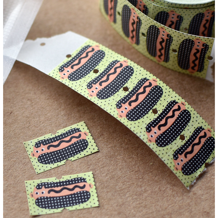 【2款】大芝麻小花生 標籤貼紙卷「熱貓/冰淇淋貓貓」【立夏手帳生活】-規格圖6