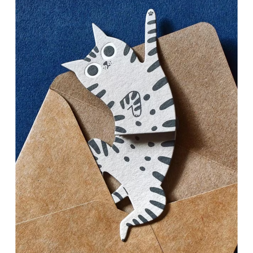 【3款】大芝麻小花生 手風琴卡片+信封組「芝麻/花生/屁屁」【立夏手帳生活】-細節圖7