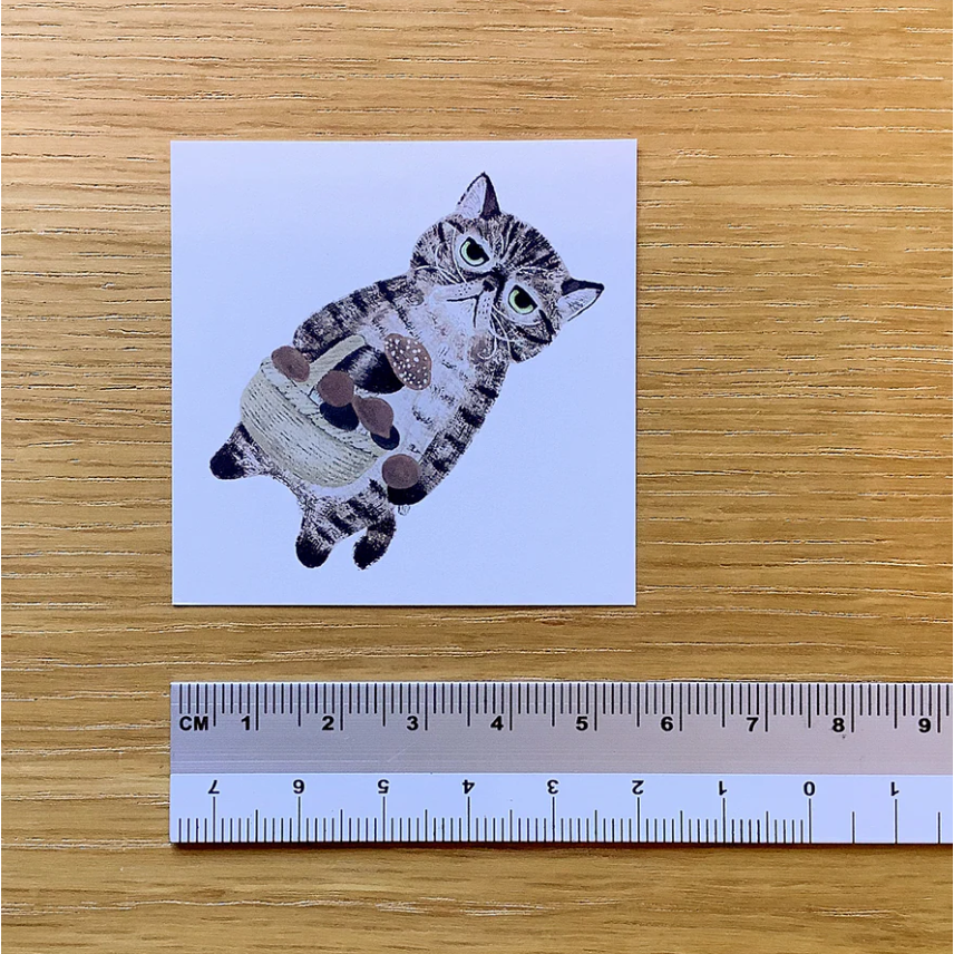 【貓款】4legs 迷你便簽磚 豆籤 4 legs 貓咪 日本製【立夏手帳生活】-細節圖7